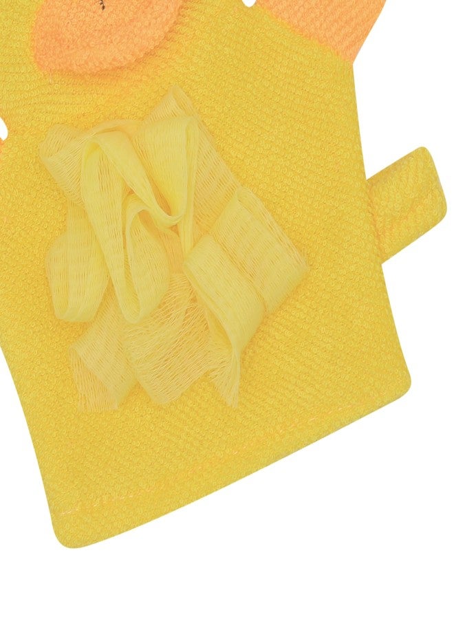 Caviotess Cute Duck Bath Mesh Shower Ball Pouf Loofahs Exfoliating Bath Sponge Body Cleaner for Children Kids - Image 5